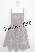 axes femme / アンティークラベルptワンピース M ワイン Y-25-05-10-111-AX-OP-SZ-ZY