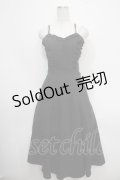 axes femme POETIQUE / パールチェーンキャミワンピ M 黒 Y-25-05-10-113-AX-OP-SZ-ZY