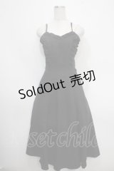 axes femme POETIQUE / パールチェーンキャミワンピ M 黒 Y-25-05-10-113-AX-OP-SZ-ZY
