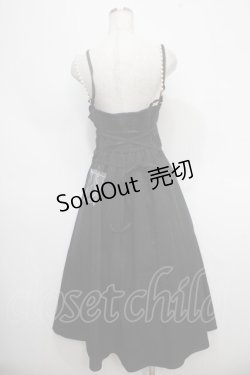 画像2: axes femme POETIQUE / パールチェーンキャミワンピ M 黒 Y-25-05-10-113-AX-OP-SZ-ZY