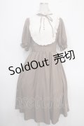 m petit by misako / ナシジムジキリカエワンピース M 中茶 Y-25-05-10-115-LO-OP-SZ-ZY