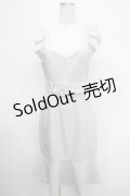 Melt the lady / mermaid ジャンパースカート S グレー Y-25-05-10-118-PU-OP-SZ-ZY