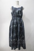 axes femme POETIQUE / 冬の星座柄ハートネックワンピース M 黒 Y-25-05-10-129-AX-OP-SZ-ZY
