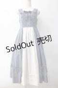 axes femme kawaii / エレガントドールジャンスカ M ブルー Y-25-05-10-131-AX-OP-SZ-ZY