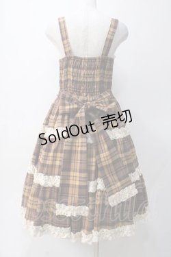 画像2: axes femme kawaii / タータンチェックジャンスカ M イエロー Y-25-05-10-133-AX-OP-SZ-ZY