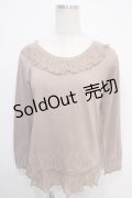axes femme / レース使いロングインナー M モカ Y-25-05-10-017-AX-TO-SZ-ZI