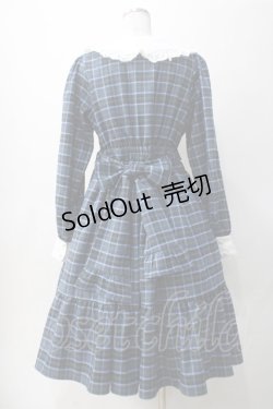 画像2: axes femme kawaii / タータンチェックワンピース M 青 Y-25-05-10-135-AX-OP-SZ-ZY