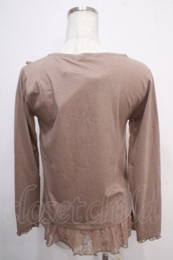 画像2: axes femme / レース使いロングインナー M モカ Y-25-05-10-017-AX-TO-SZ-ZY