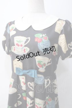 画像3: Leur Getter / フルーツティータイム袖付ワンピース  黒 Y-25-05-10-139-LU-OP-SZ-ZY
