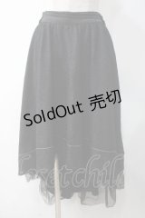 axes femme / 総レースフィッシュテールスカート M 黒 Y-25-05-10-153-AX-SK-SZ-ZY