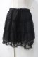 画像1: axes femme / ドットシフォンスカート M 黒 Y-25-05-10-154-AX-SK-SZ-ZY (1)