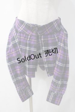 画像3: Candy Stripper / CHECK SHORTパンツ 2 パープル Y-25-05-10-163-PU-PA-SZ-ZY