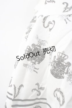 画像3: ALICE and the PIRATES / アリスとアルファベットの迷宮柄スカート  オフ Y-25-05-10-166-PA-SK-SZ-ZY