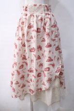 画像1: 【SALE】axes femme / ヌーベルジュイ柄スカート M 生成り Y-25-05-10-170-AX-SK-SZ-ZT503 (1)