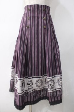 画像1: axes femme / ディズニーヴィランズ/スカート M ワイン Y-25-05-10-176-AX-SK-SZ-ZY
