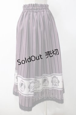 画像2: axes femme / ディズニーヴィランズ/スカート M ワイン Y-25-05-10-176-AX-SK-SZ-ZT184