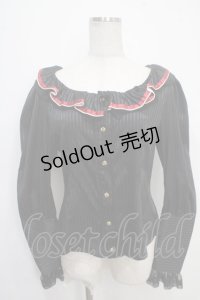 ALICE and the PIRATES / ベアーキャロルブラウス  黒 Y-25-05-10-023-PA-BL-SZ-ZY