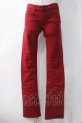 HYSTERIC GLAMOUR / スキニーパンツ  赤 Y-25-05-10-187-PU-PA-SZ-ZY