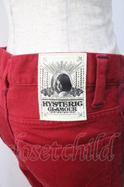 画像3: HYSTERIC GLAMOUR / スキニーパンツ  赤 Y-25-05-10-187-PU-PA-SZ-ZY