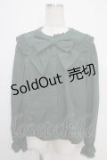 axes femme kawaii / フラット衿ブラウス M グリーン Y-25-05-10-031-AX-BL-SZ-ZY
