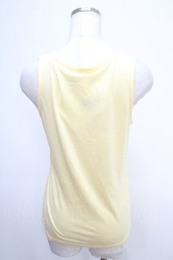 画像2: axes femme / ガーデンフリルレースタンク  イエロー Y-25-05-10-004-AX-TO-SZ-ZY