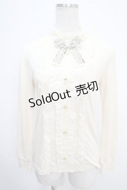 画像1: axes femme / ブラウス風プルオーバー M 生成り Y-25-05-10-005-AX-TO-SZ-ZY