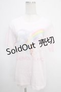MILK / HEAVEN FLAVOR!! TEE  ピンク Y-25-05-10-047-ML-TO-SZ-ZY