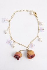 axes femme / 薔薇×パールブレスレット  ゴールド Y-25-05-14-001-AX-AC-SZ-ZY