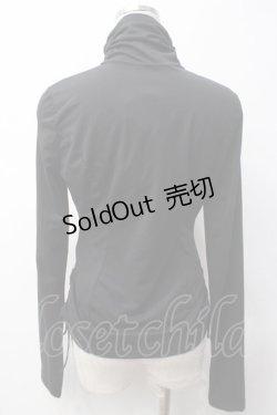 画像2: Ozz oneste / 薔薇刺繍ハイネックカットソー  黒 Y-25-05-14-056-OO-TO-SZ-ZY