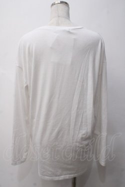 画像2: GHOST of HARLEM / 蜘蛛の巣プリントカットソー  白 Y-25-05-14-057-GL-TO-AS-ZY