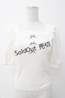 画像1: Ank Rouge / リブトップス M アイボリー Y-25-05-14-060-CA-TO-SZ-ZY
