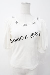 Ank Rouge / リブトップス M アイボリー Y-25-05-14-061-CA-TO-SZ-ZY