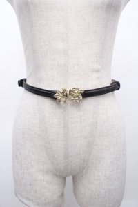 axes femme / バラバックルベルト  黒 Y-25-05-14-008-AX-ZA-SZ-ZT168-F001
