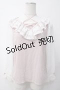 LIZ LISA / ドットドビーフリルトップス 0サイズ ピンク Y-25-05-14-064-LO-TO-SZ-ZY
