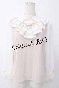 LIZ LISA / ドットドビーフリルトップス 0サイズ ピンク Y-25-05-14-064-LO-TO-SZ-ZY