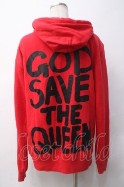 画像2: LOVER'S ROCK / GOD SAVE THE QUEEN パーカー  赤 Y-25-05-14-067-PU-TO-SZ-ZY