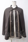 PUTUMAYO / 王冠刺繍インバネスケープ  ブラウン Y-25-05-14-072-PT-JA-SZ-ZY