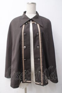 PUTUMAYO / 王冠刺繍インバネスケープ  ブラウン Y-25-05-14-072-PT-JA-SZ-ZT336