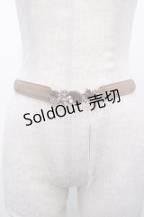 axes femme / マリンモチーフ細ゴムベルト  チャ Y-25-05-14-009-AX-ZA-SZ-ZY