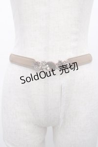axes femme / マリンモチーフ細ゴムベルト  チャ Y-25-05-14-009-AX-ZA-SZ-ZY