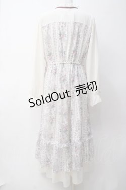 画像2: axes femme / フラワープリントレースワンピース M ピンク Y-25-05-14-080-AX-OP-SZ-ZI