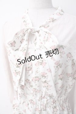 画像3: axes femme POETIQUE / フラワーシフォンワンピース  オフｘピンク Y-25-05-14-081-AX-OP-AS-ZY
