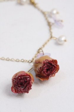 画像2: axes femme / 薔薇×パールブレスレット  ゴールド Y-25-05-14-001-AX-AC-SZ-ZY