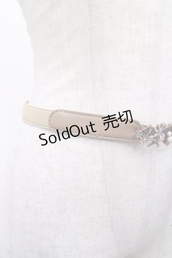 画像3: axes femme / マリンモチーフ細ゴムベルト  チャ Y-25-05-14-009-AX-ZA-SZ-ZY
