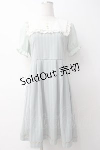axes femme POETIQUE / スクエアセーラーカットワンピース M ミント Y-25-05-14-083-AX-TO-SZ-ZY