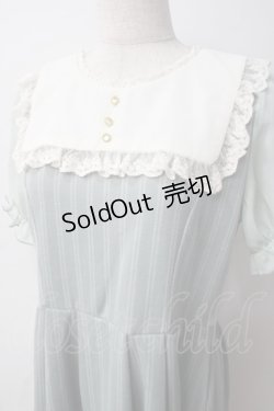 画像3: axes femme POETIQUE / スクエアセーラーカットワンピース M ミント Y-25-05-14-083-AX-TO-SZ-ZY