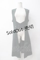 Princess Chronicles / 深緑の騎士の編み上げロングベスト M グリーン Y-25-05-14-088-PU-JA-SZ-ZY