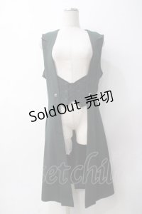 Princess Chronicles / 深緑の騎士の編み上げロングベスト M グリーン Y-25-05-14-088-PU-JA-SZ-ZY