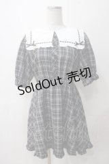 Honey Cinnamon / スクエアカラーワンピース F 黒 Y-25-05-14-095-LO-OP-SZ-ZY