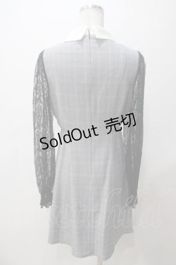 画像2: Ank Rouge / デコルテ開きレース切り替えワンピース M 黒 Y-25-05-14-096-CA-OP-SZ-ZT0711Y